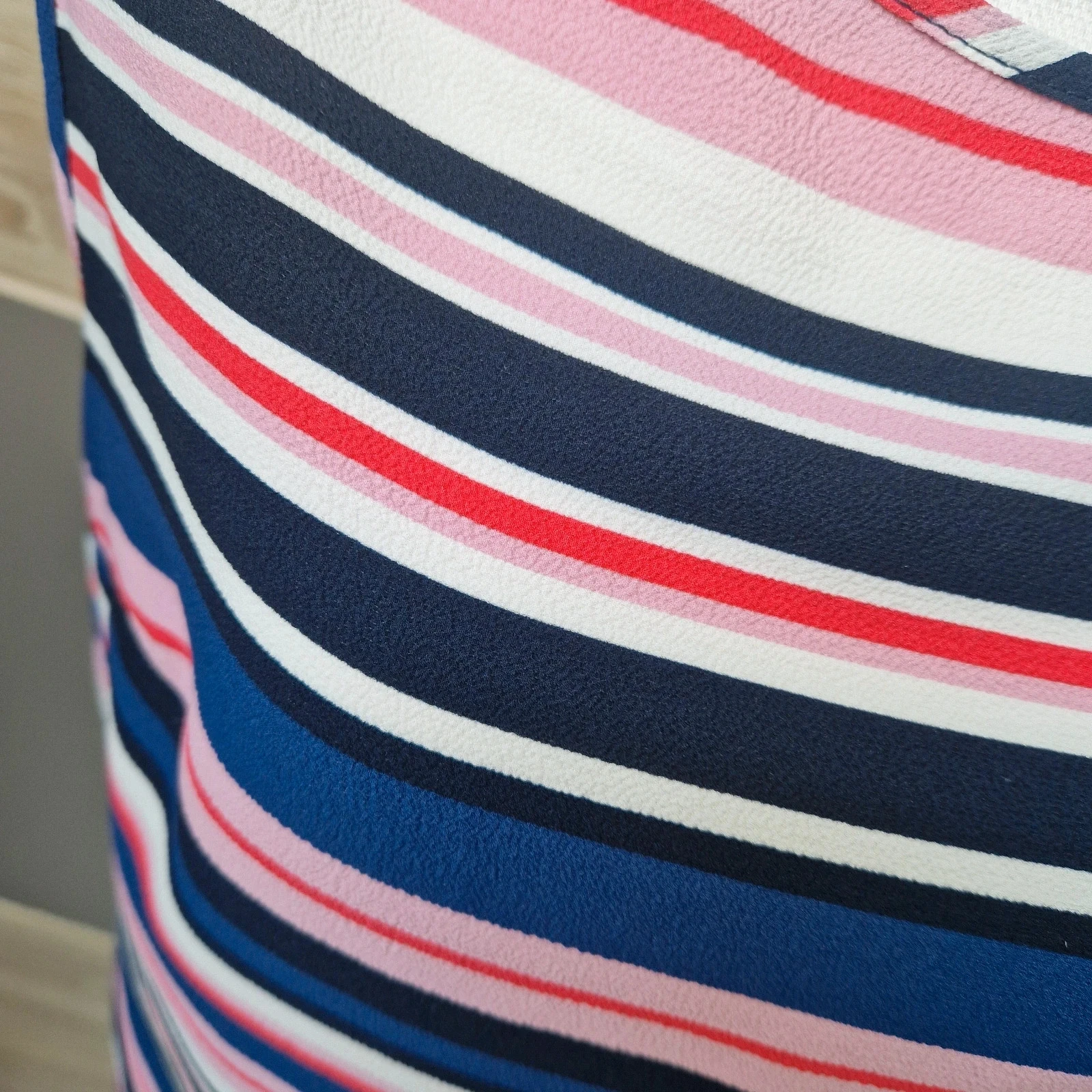 Blusa listrada Jacqueline Riu Tamanho 38 – photo 3